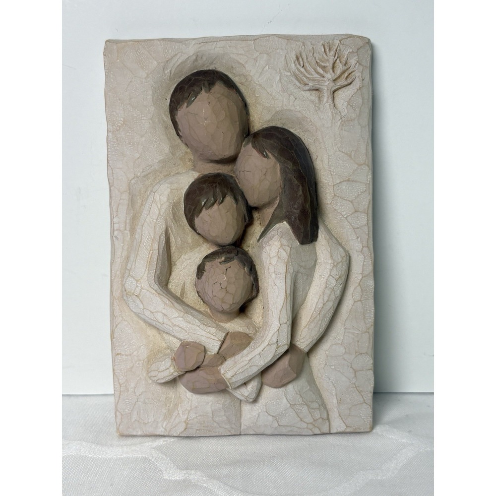 Willow Tree Family Plaque A Lifetime of Love 2001 Susan Lordi Demdaco 6"×4"